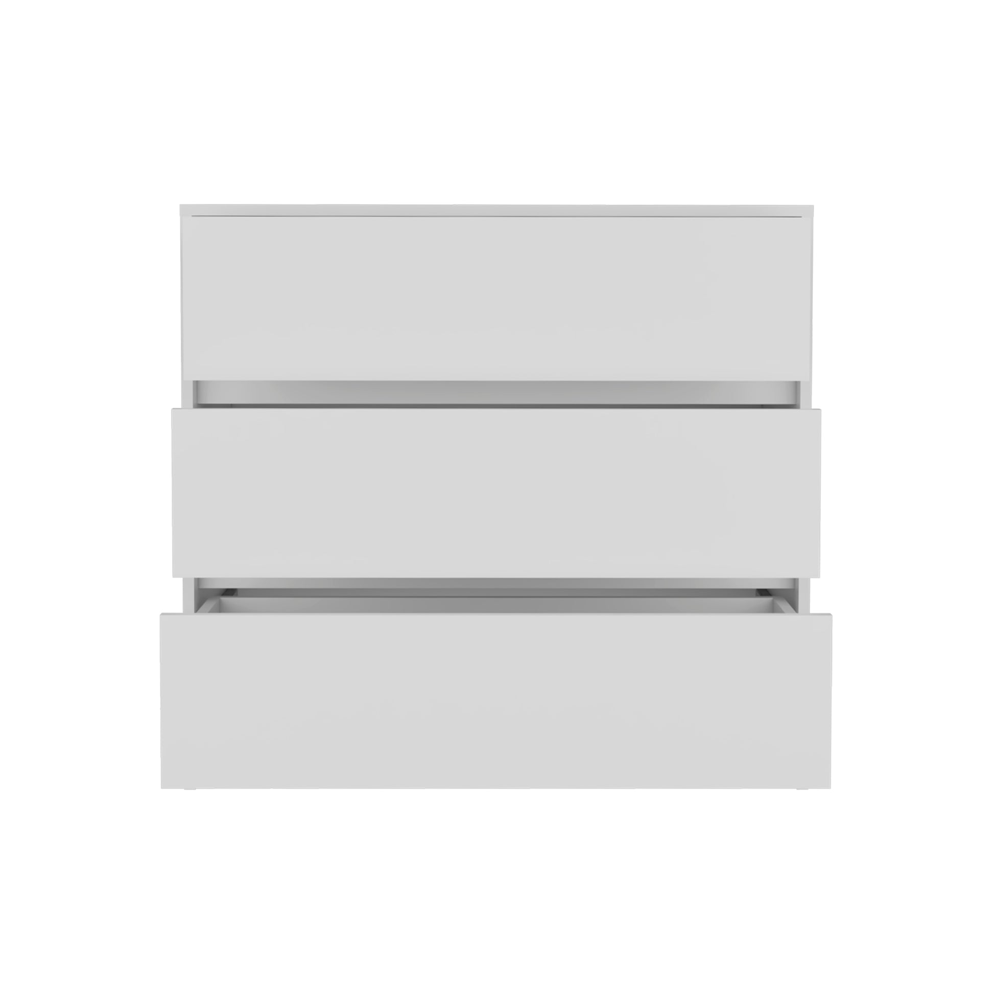 3-Drawer White Dresser - Storage & Style