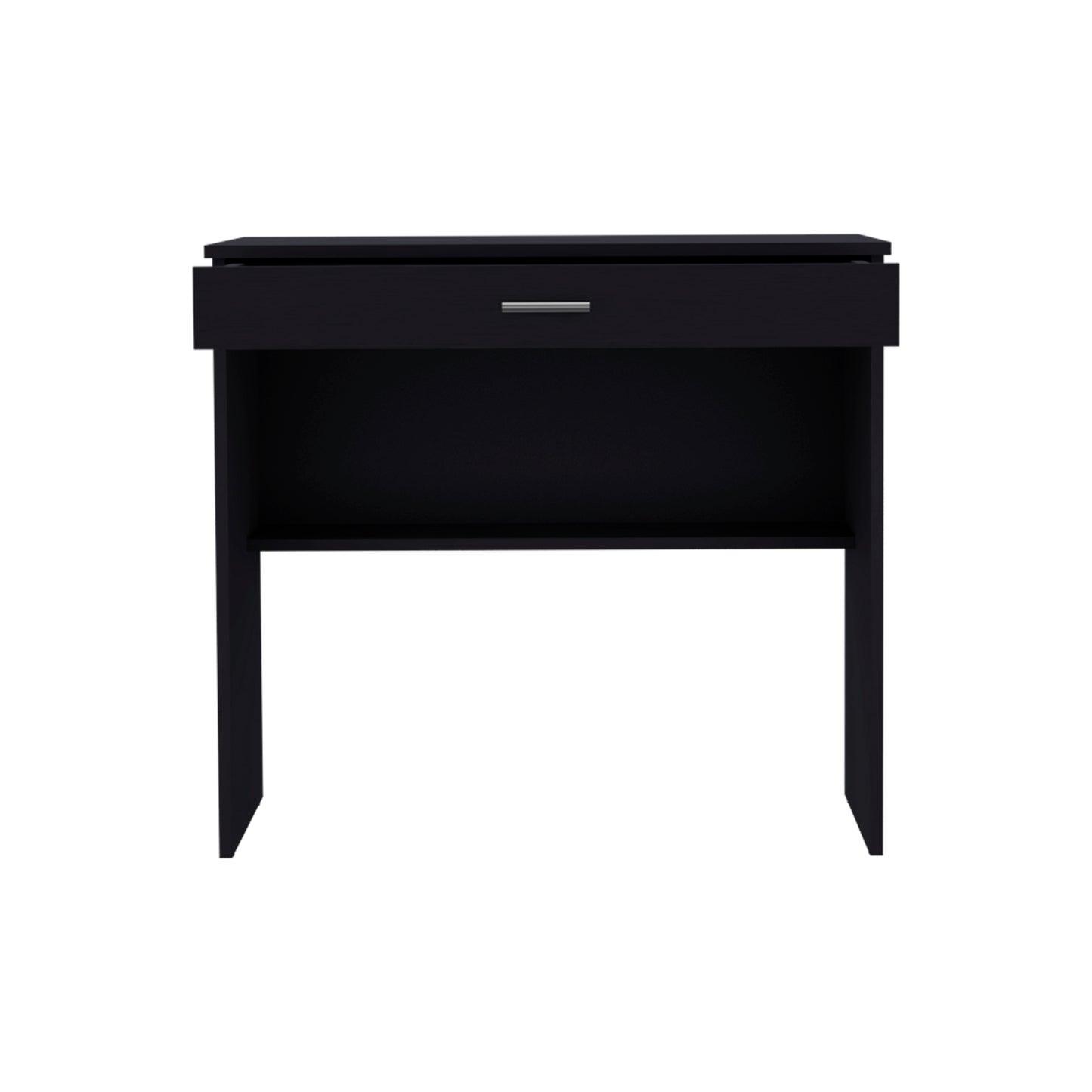 Black Pine Storage Desk - 31.5" Work Surface