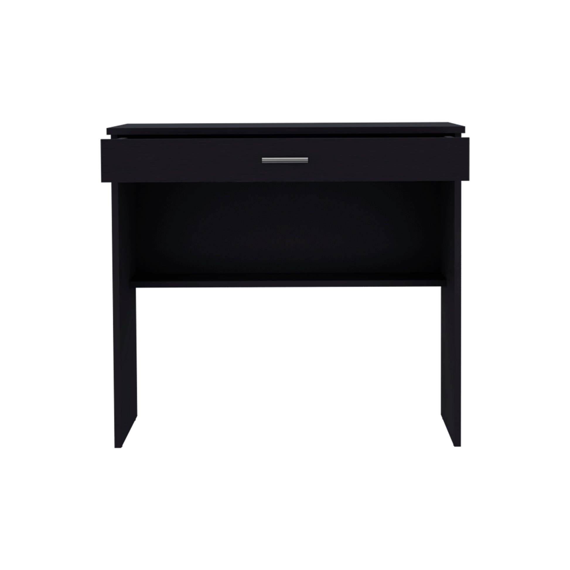 Black Pine Storage Desk - 31.5" Work Surface