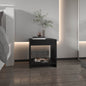Night Table 16.5"H,  1 spacious Shelf, Black