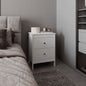 Nightstand, 2 Drawers, White