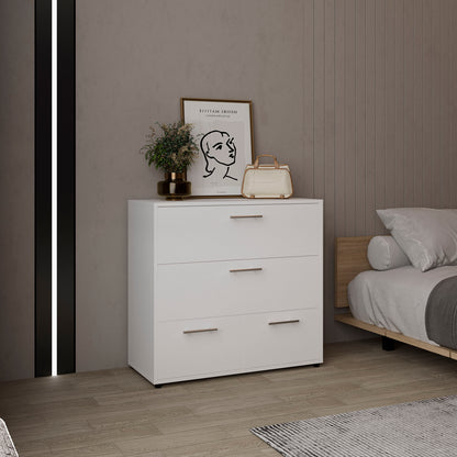 White 4-Drawer Dresser - Bedroom Storage