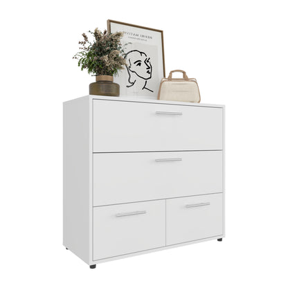 White 4-Drawer Dresser - Bedroom Storage