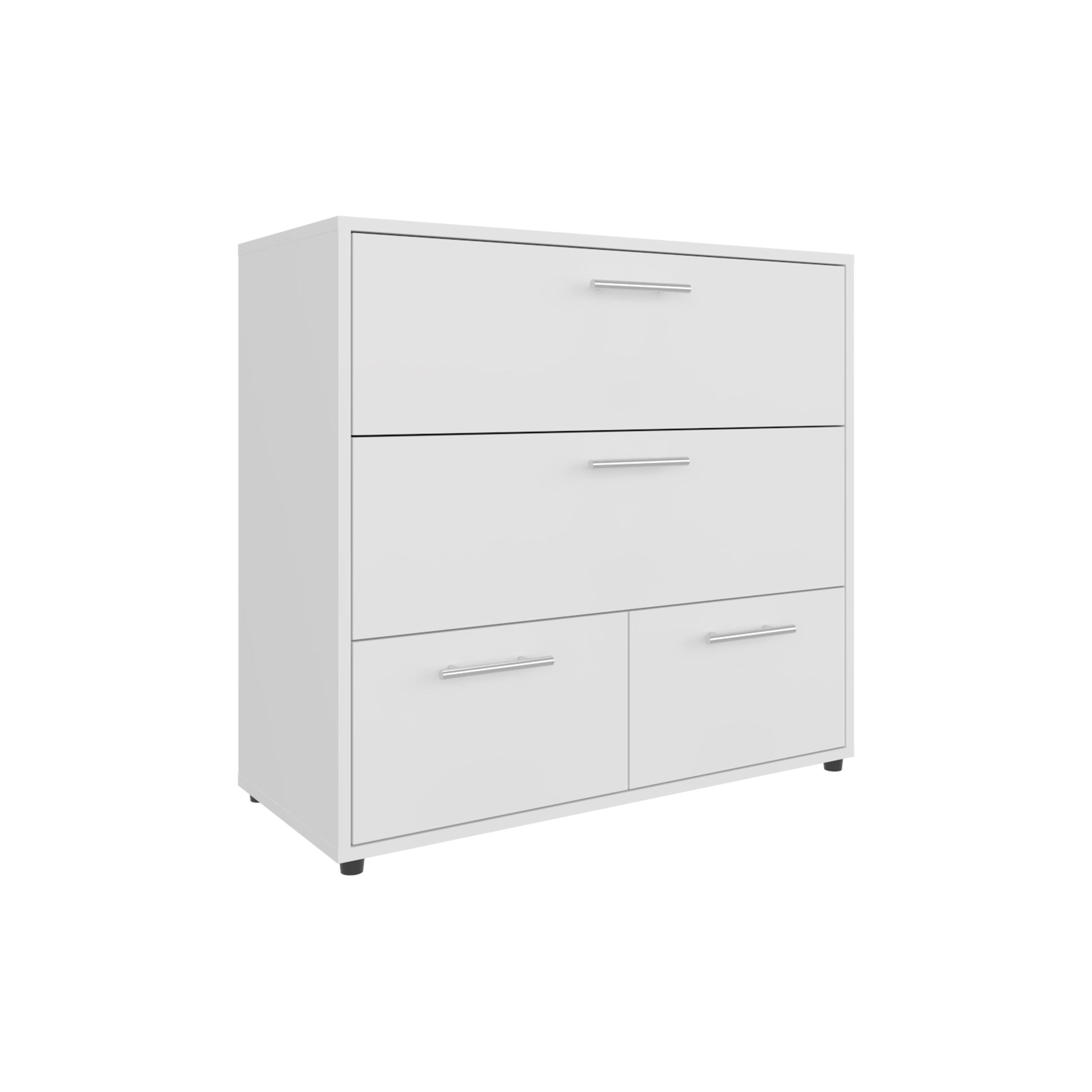 White 4-Drawer Dresser - Bedroom Storage