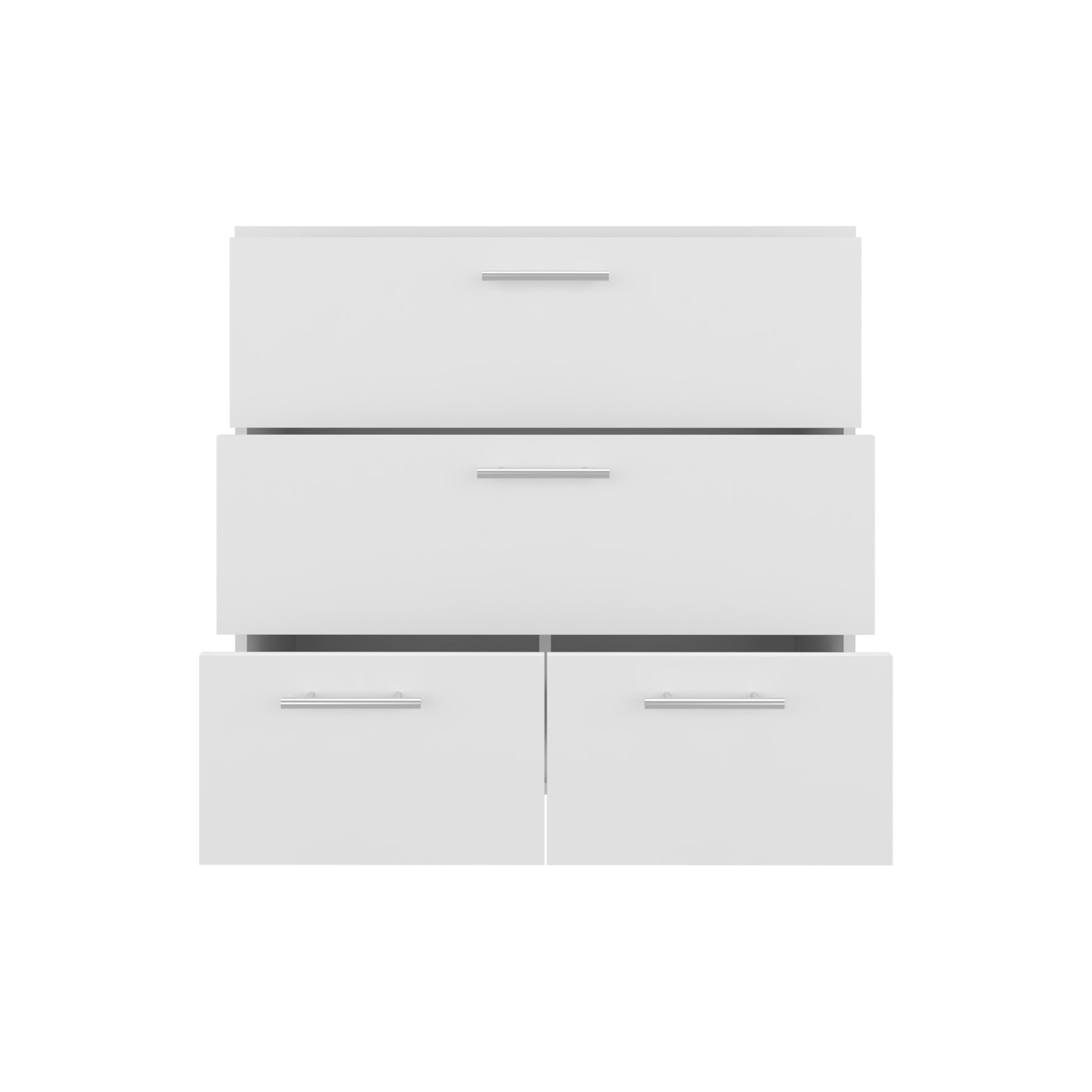 White 4-Drawer Dresser - Bedroom Storage