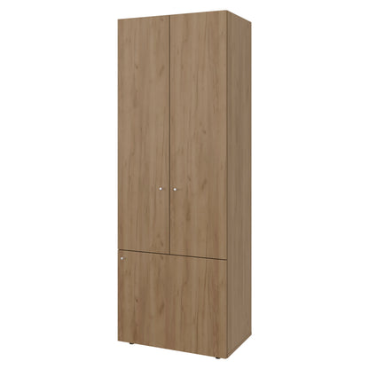 66.9" Natural White Bedroom Dresser - Modern Storage Chest
