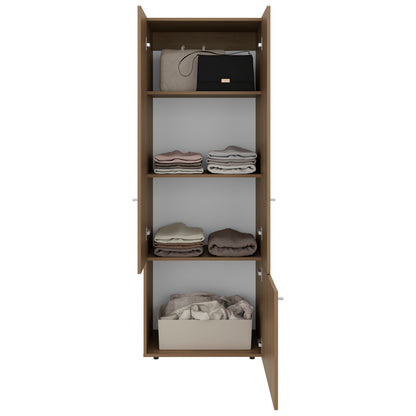 66.9" Natural White Bedroom Dresser - Modern Storage Chest