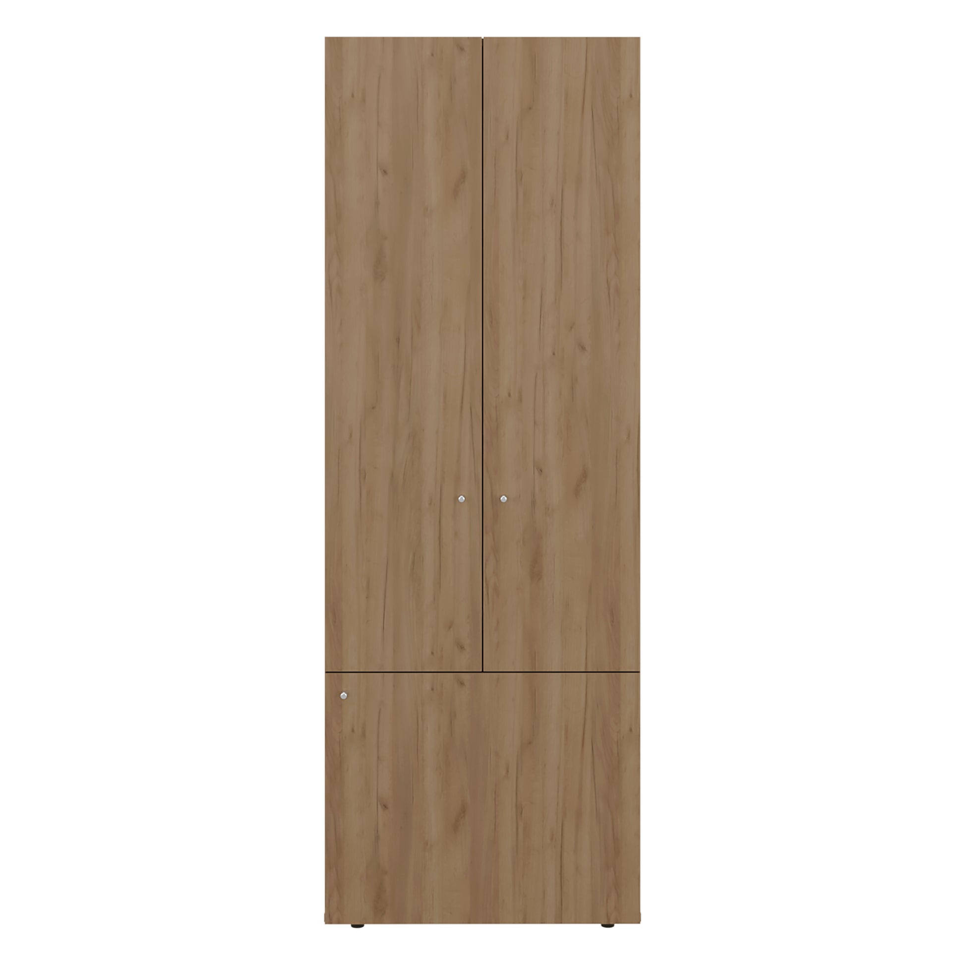 66.9" Natural White Bedroom Dresser - Modern Storage Chest