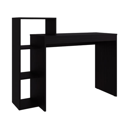 Venetie Desk - 3 Shelf Black Office Storage for Home Office