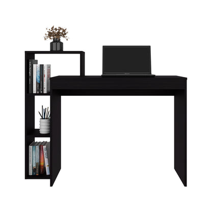Venetie Desk - 3 Shelf Black Office Storage for Home Office