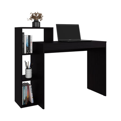 Venetie Desk - 3 Shelf Black Office Storage for Home Office