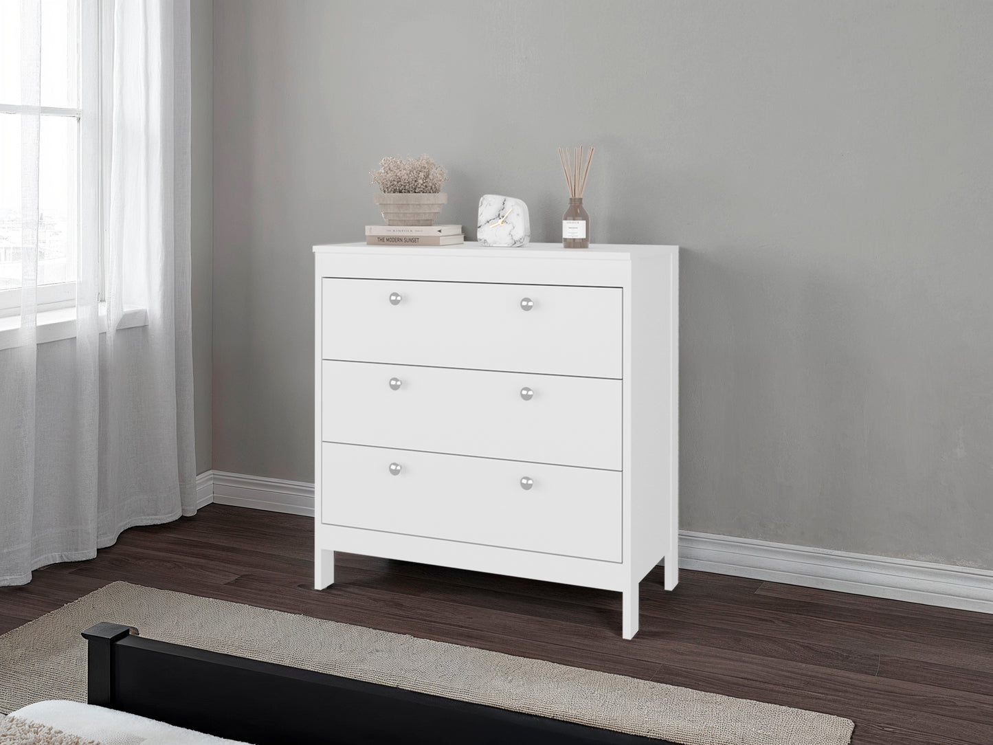 Libby Dresser, 3 Drawers, White