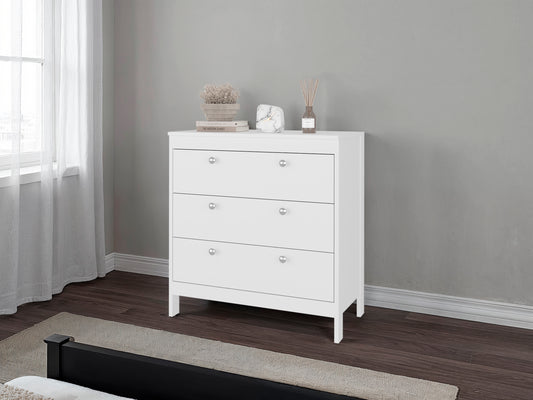 Libby Dresser, 3 Drawers, White