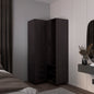Armoire 70.9" H, 1 Door, 3 Drawers, 7 Shelves, 10 Legs, Black Wengue - Bedroom