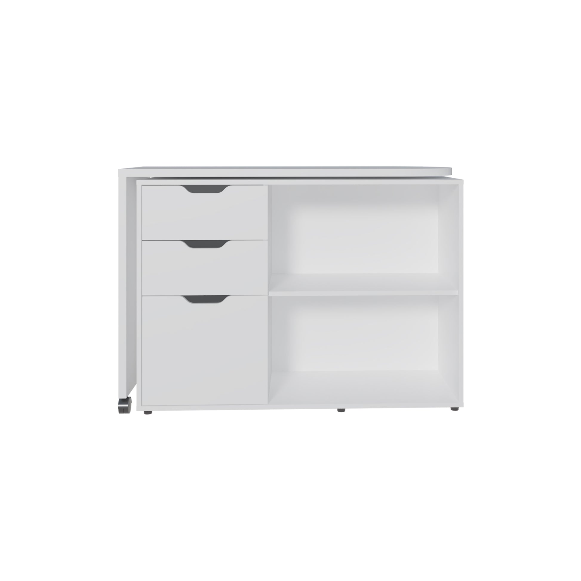 White Computer Desk - 31.7" Rectangular Office Table for Home Office