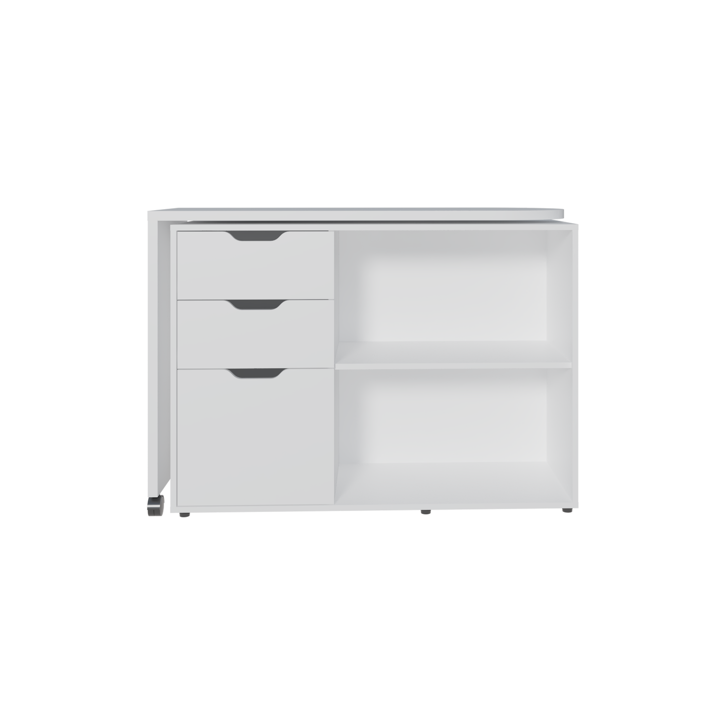 White Computer Desk - 31.7" Rectangular Office Table for Home Office