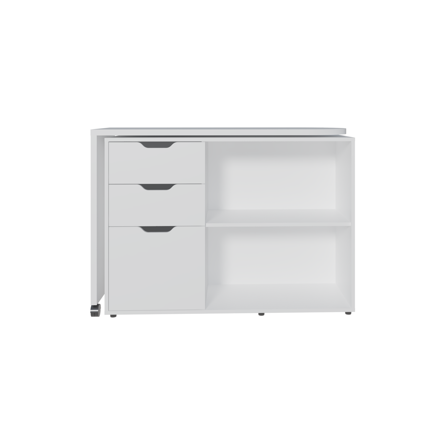 White Computer Desk - 31.7" Rectangular Office Table for Home Office