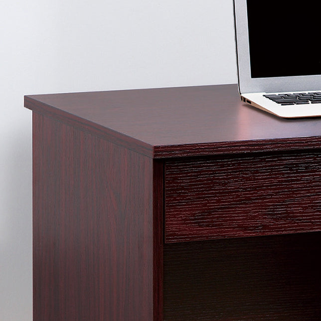 Mahogany Student Desk - 3 Locking Drawers Work From Home Office Desk
