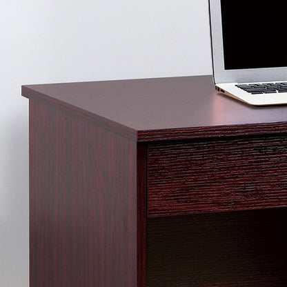 Mahogany Student Desk - 3 Locking Drawers Work From Home Office Desk