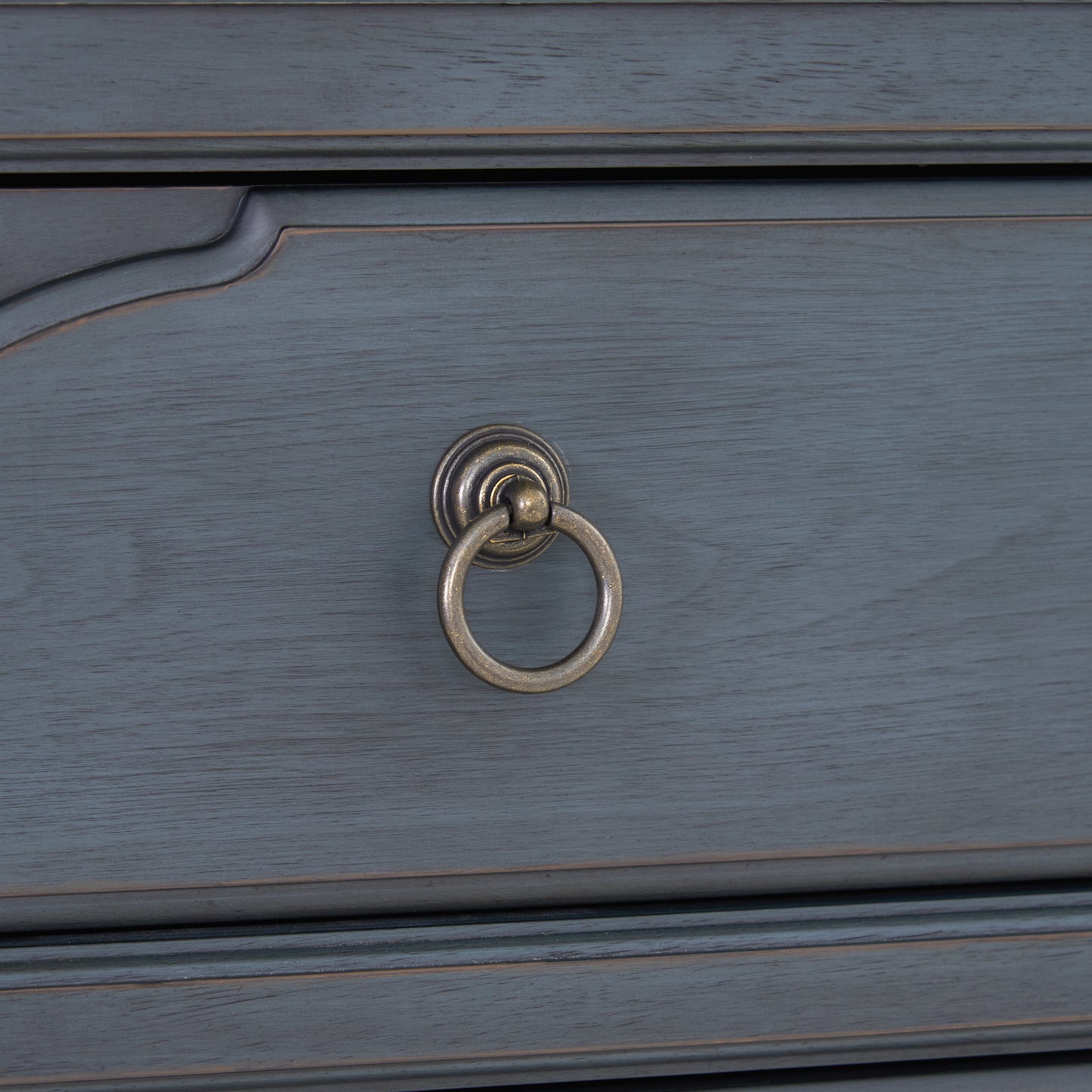 Americana 5-Drawer Chest - Blue Corduroy Finish