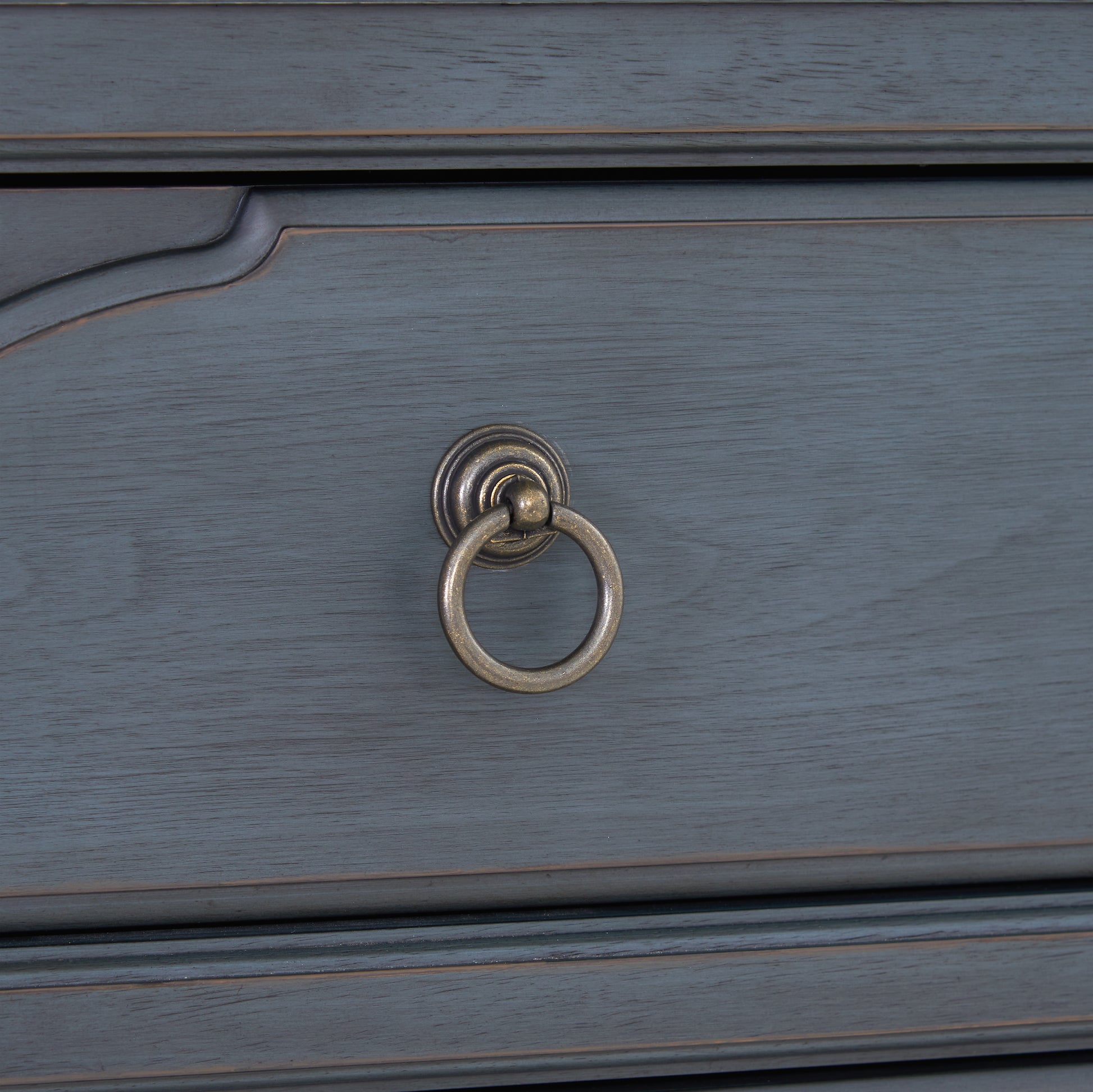 Americana 5-Drawer Chest - Blue Corduroy Finish