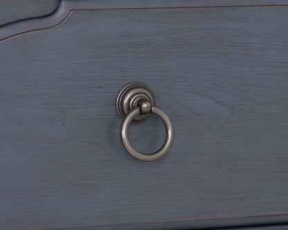Americana 5-Drawer Chest - Blue Corduroy Finish