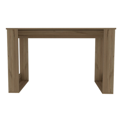 Light Oak Computer Desk - 47" Industrial Style Office Desk
