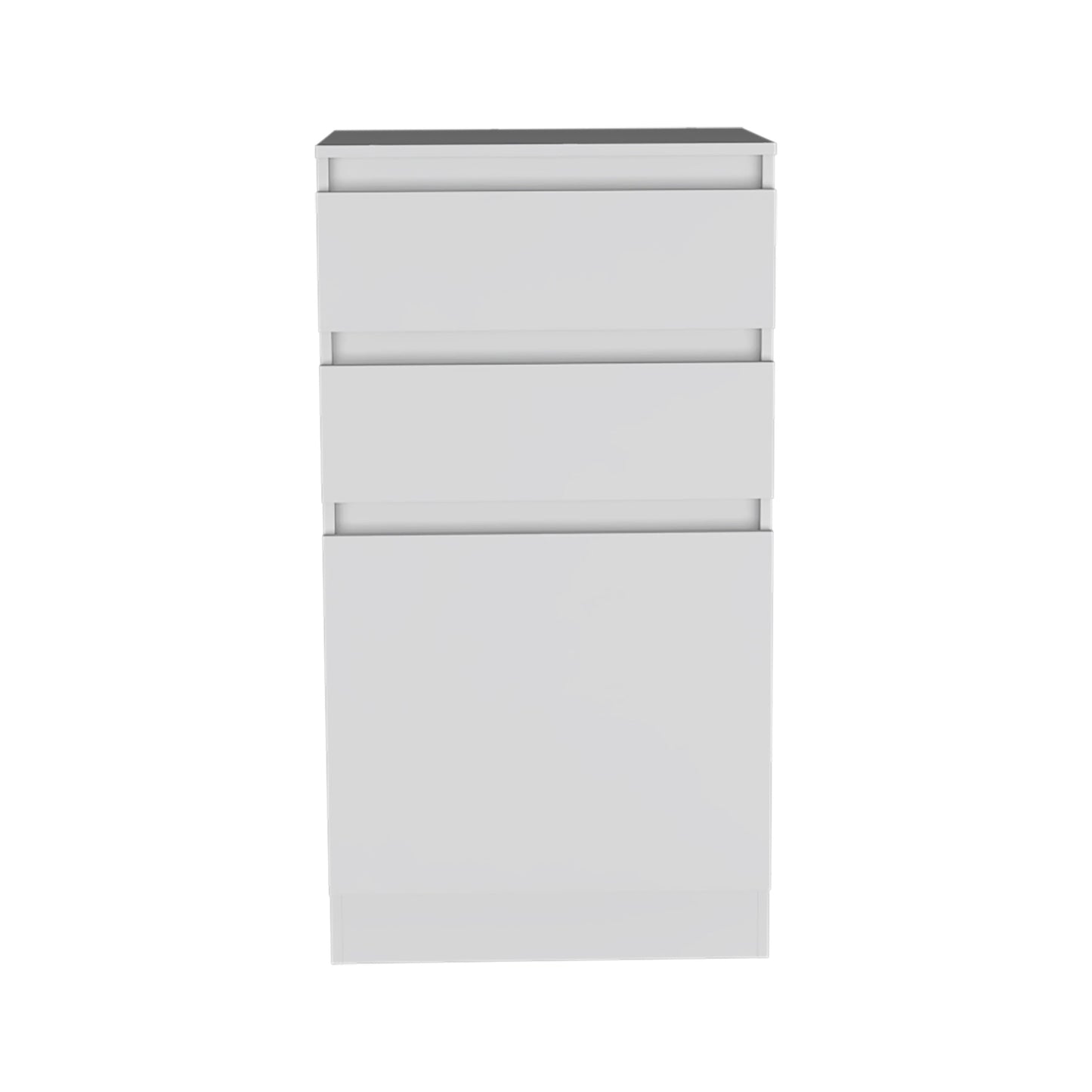 White Engineered Wood Dresser - 23.3" Wide