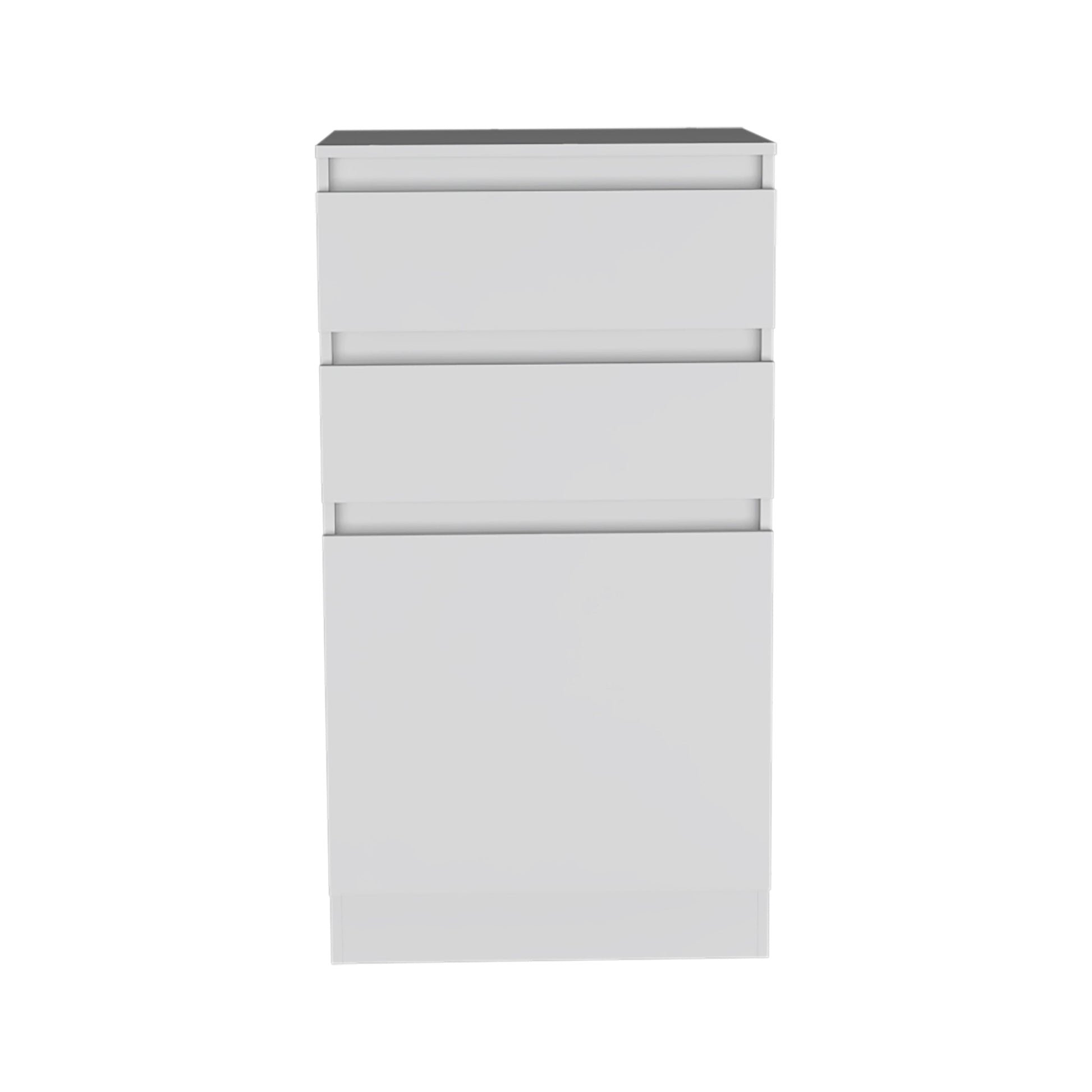 White Engineered Wood Dresser - 23.3" Wide