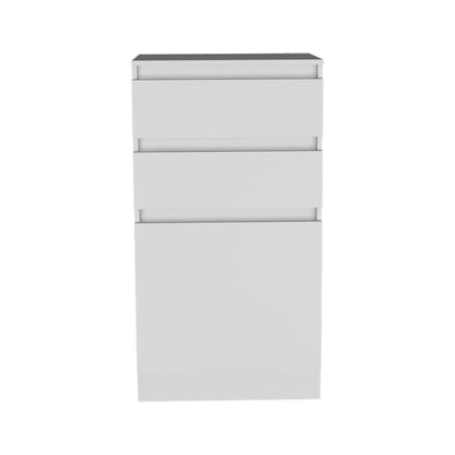 White Engineered Wood Dresser - 23.3" Wide