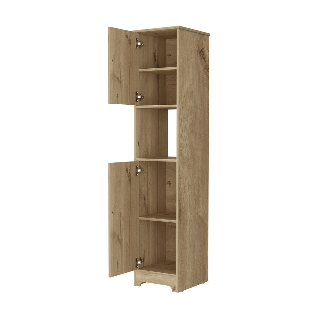 Brown Engineered Wood Dresser - 18" W x 23.3" D x 43.6" H