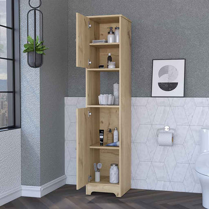 Brown Engineered Wood Dresser - 18" W x 23.3" D x 43.6" H