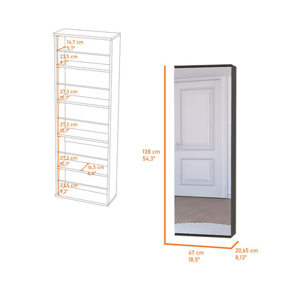 White Columba Kitchen Cart - Single Door Dresser for Bedroom