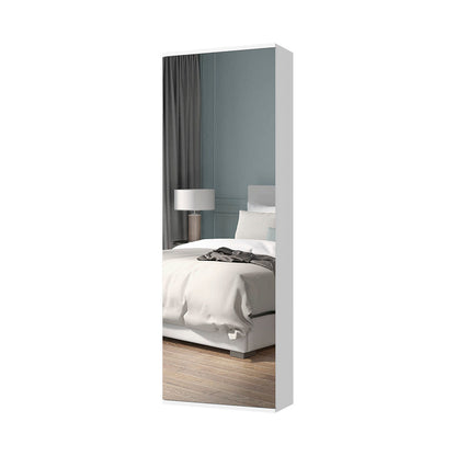 Black Bedroom Dresser with Mirror - 54.3" Tall