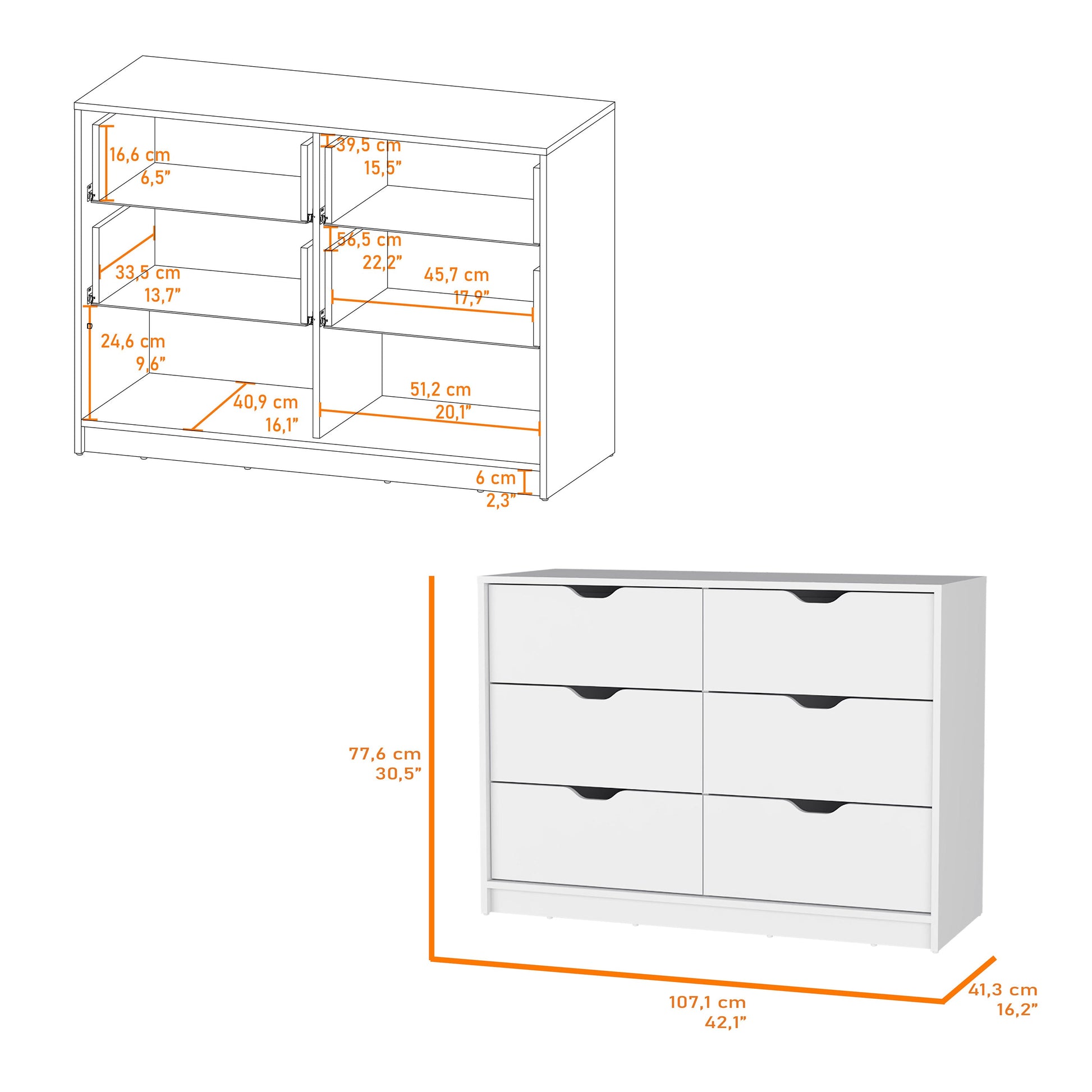 Dillon 2-Drawer Nightstand - Black Engineered Wood