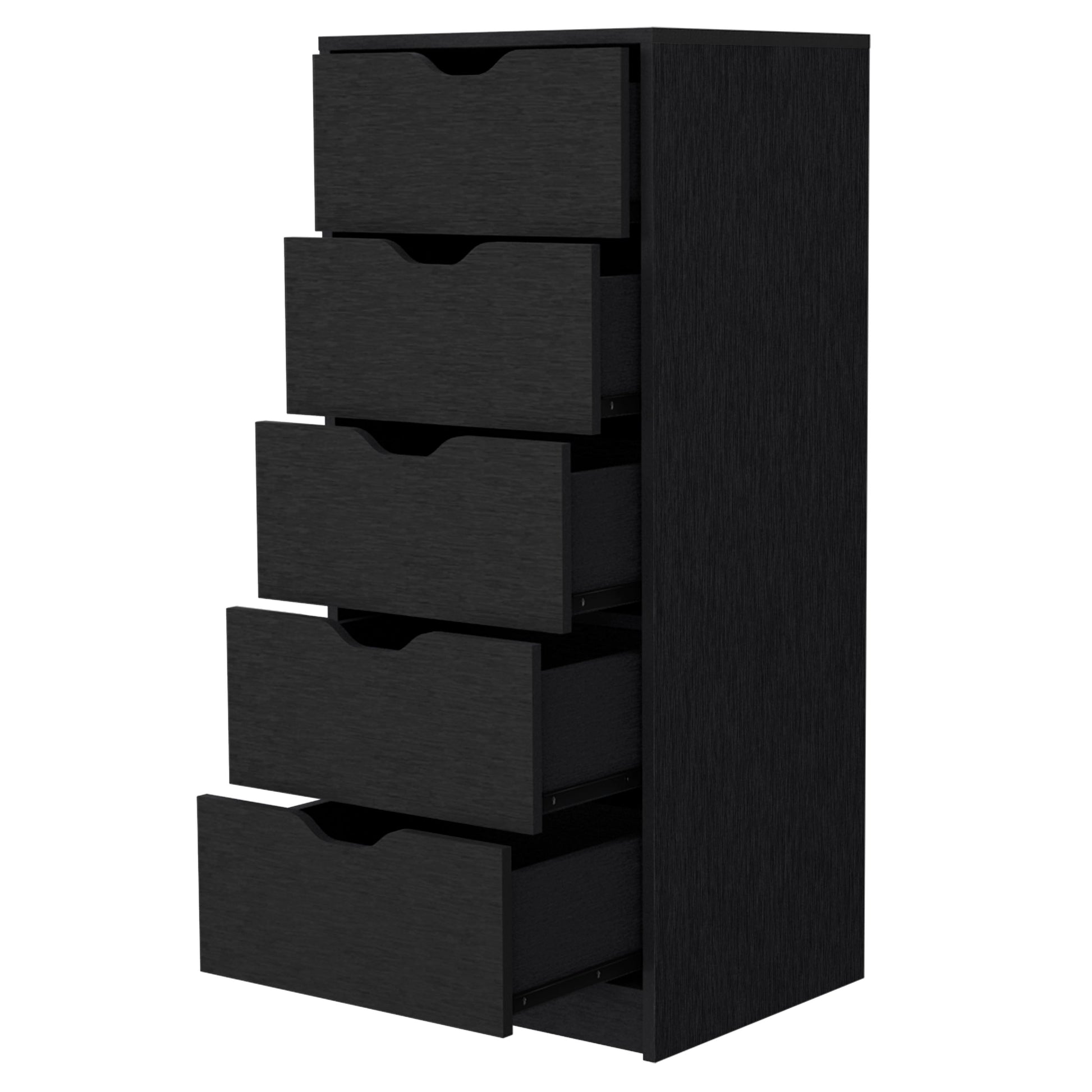 Dillon 5 Drawer Dresser - Narrow & Tall Chest of Drawers
