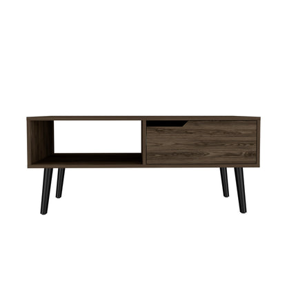 Hamburg Coffee Table - Brown Engineered Wood Storage