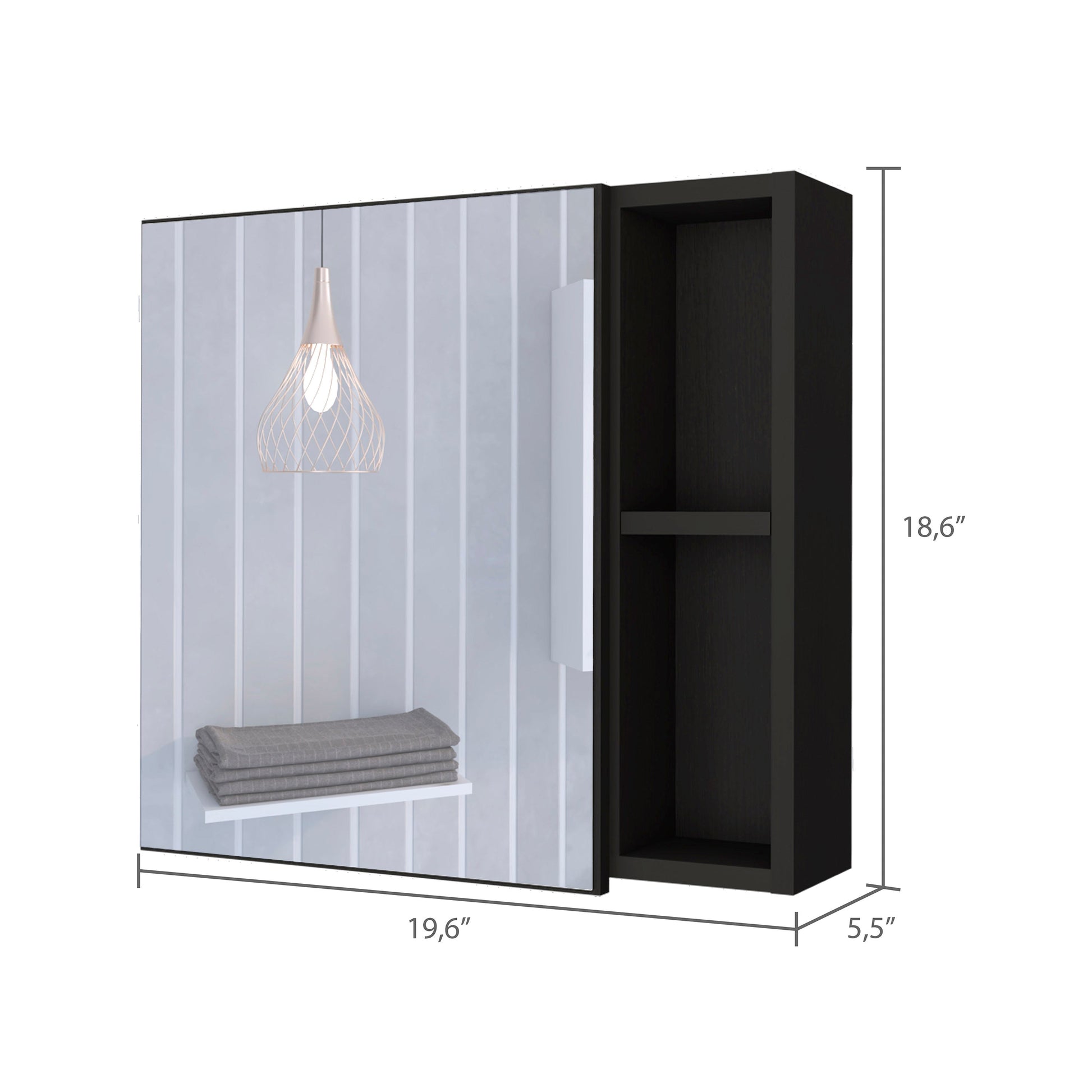 Brown Engineered Wood Dresser - 39.8" Wide Storage Chest for Bedroom
