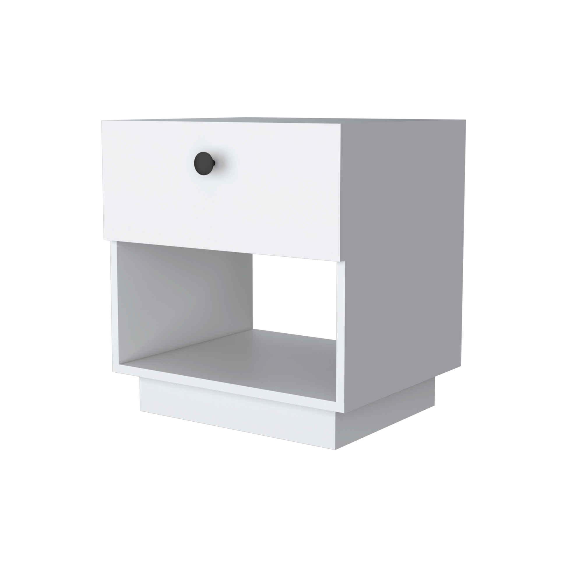 Sumter White Dresser with Storage Shelf - 19.69"W for Bedroom