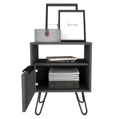 Vienna Nightstand - Beige Engineered Wood Storage