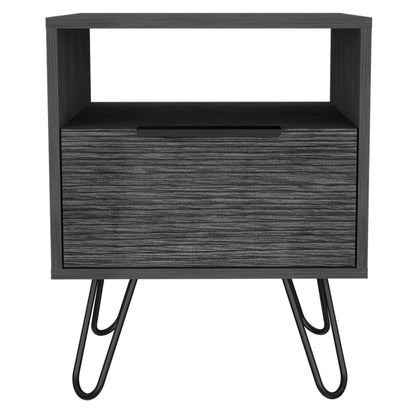 Vienna Nightstand - Beige Engineered Wood Storage
