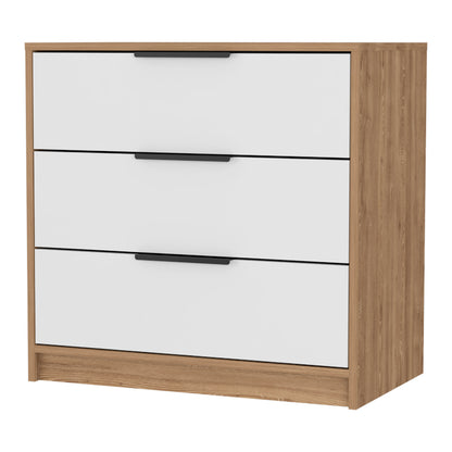 Washington Three Drawer Dresser - Multicolor Particle Board
