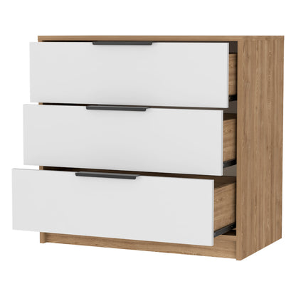Washington Three Drawer Dresser - Multicolor Particle Board