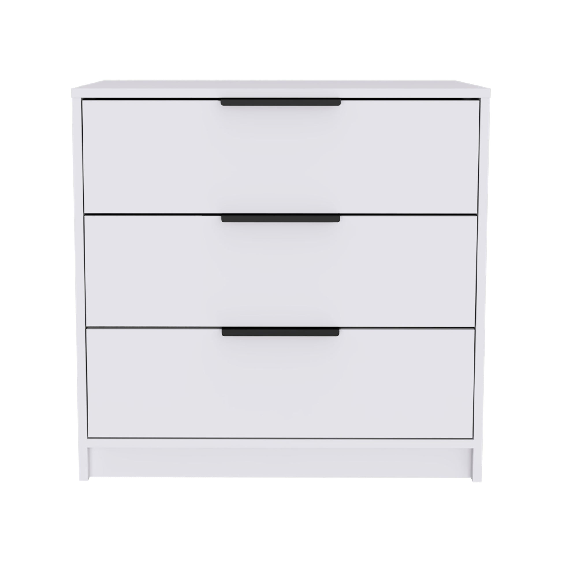 Washington Three Drawer Dresser - White Bedroom Storage