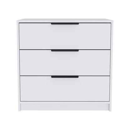 Washington Three Drawer Dresser - White Bedroom Storage