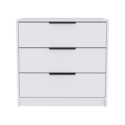Washington Three Drawer Dresser - White Bedroom Storage