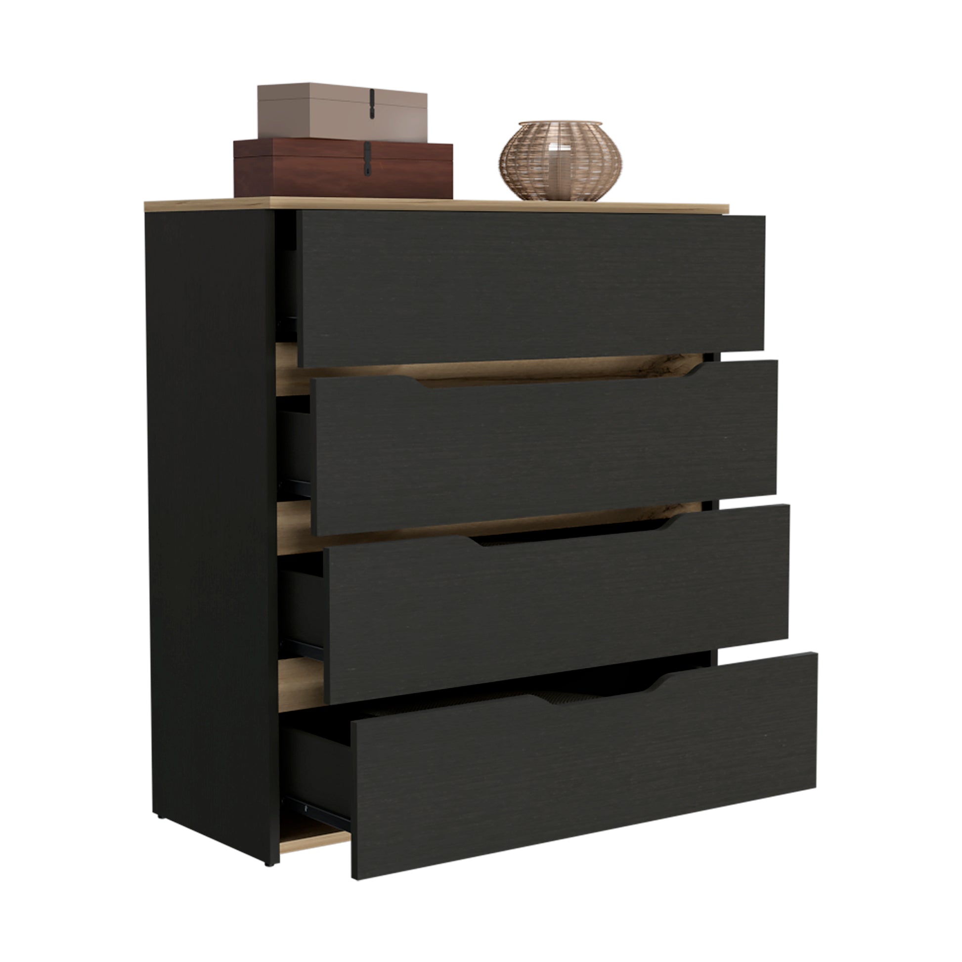Multicolor California Drawer Dresser - Four Spacious Drawers