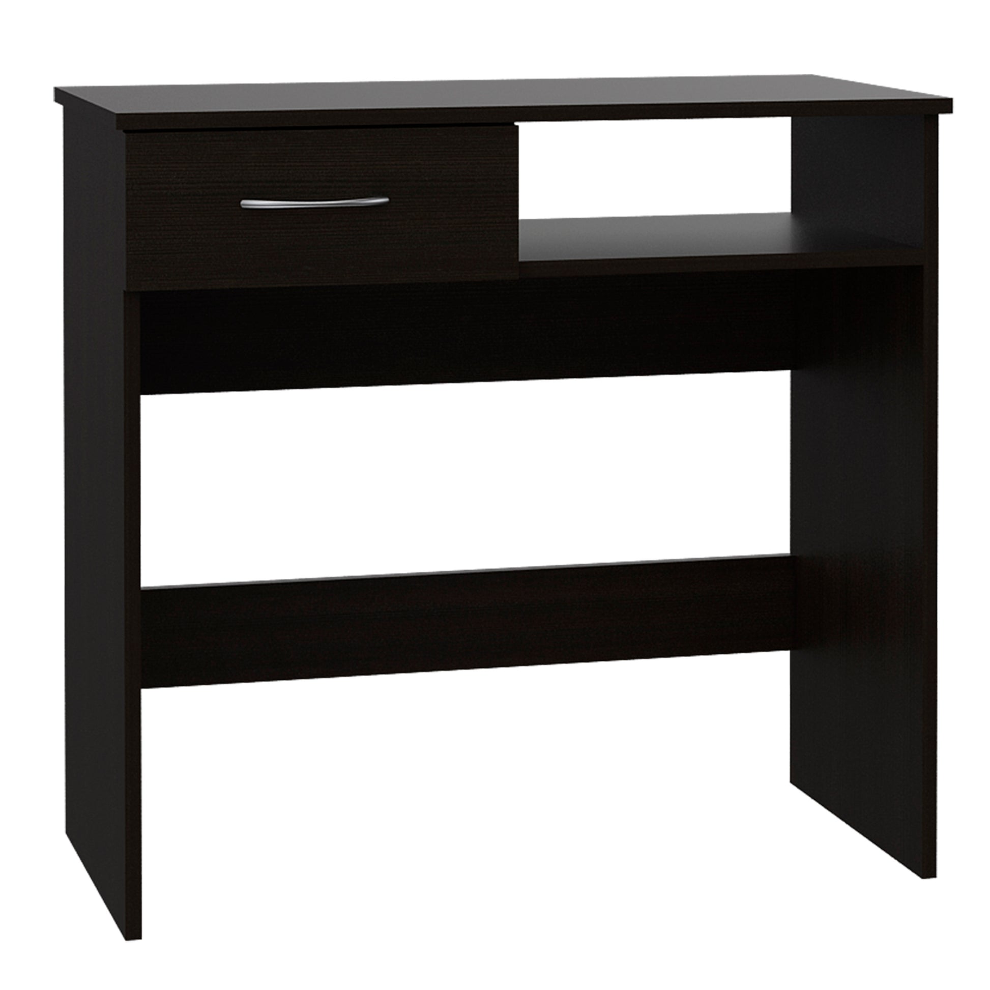 Black Computer Desk with Lockable Drawer - Office Table