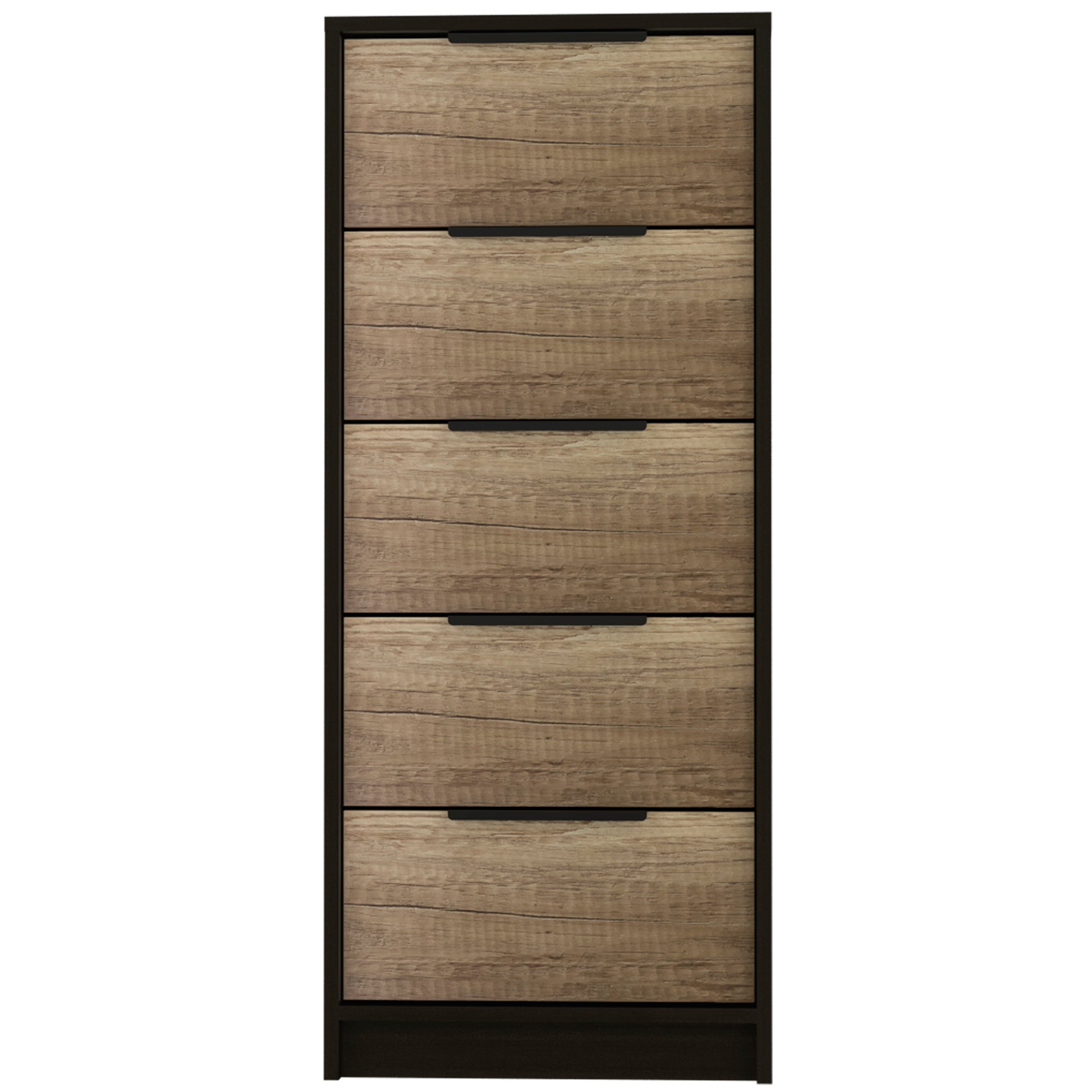 Multicolor Five Drawer Dresser - Bedroom Storage