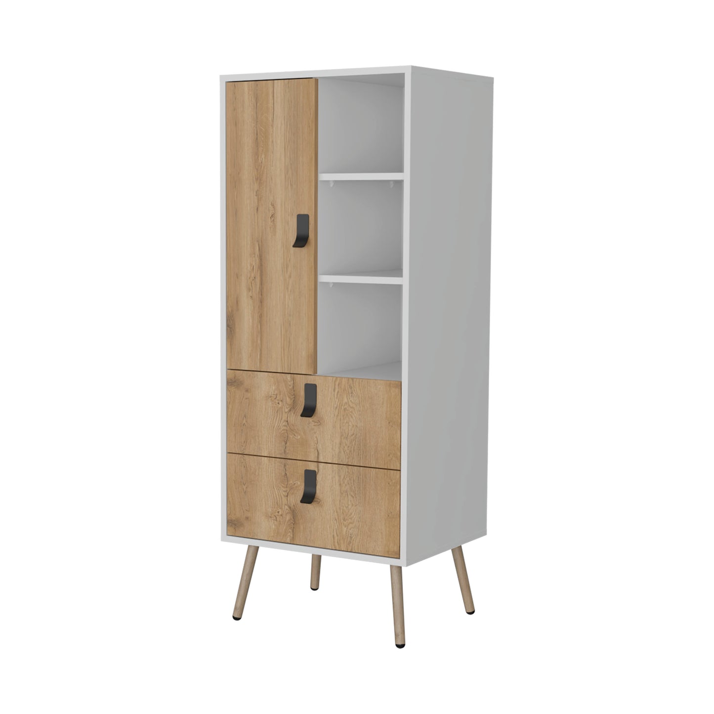 Multicolor Pine Dresser - 51.97" Tall Bedroom Storage